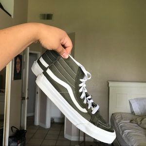 OLIVE GREEN SK8 HI’s